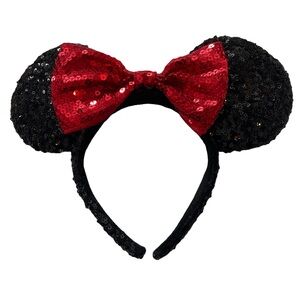 Disney Parks Sparkly Minnie Ears